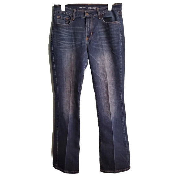 Old Navy Womens Curvy Profile Jeans Size 8 Short Denim Blue Casual Fall School - Picture 1 of 5